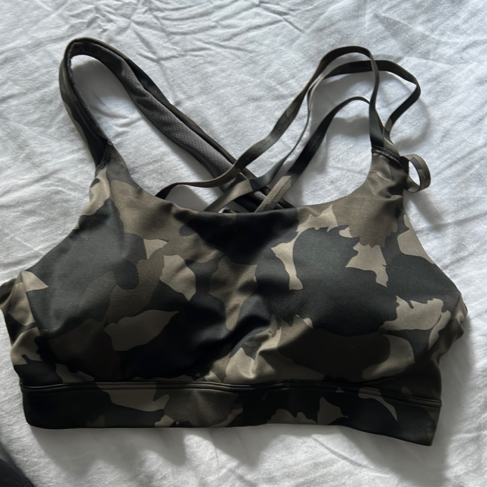 Camo Athleta sports bra